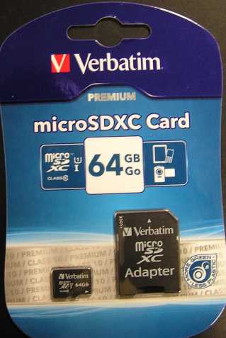 Prodám paměťovou kartu microSd 64 G