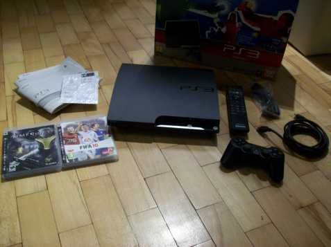 PS3 320GB + 2 orig. hry