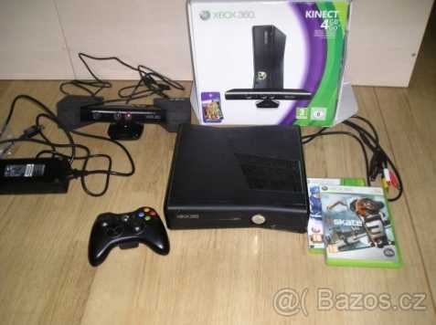 Xbox 360 4GB, Kinect, Ovladač,2Hry