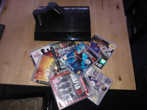 PS3 + 4 hry