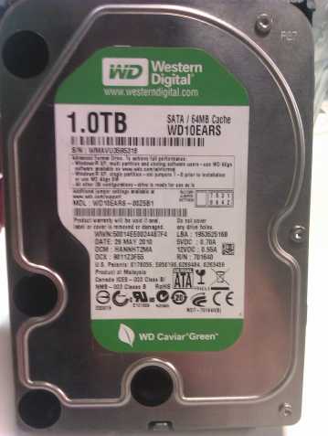 HDD WD SATA 1.0TB